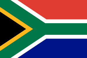 South Africa South African flag